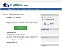 Tablet Screenshot of dumpsterrentalbrooklyn.org